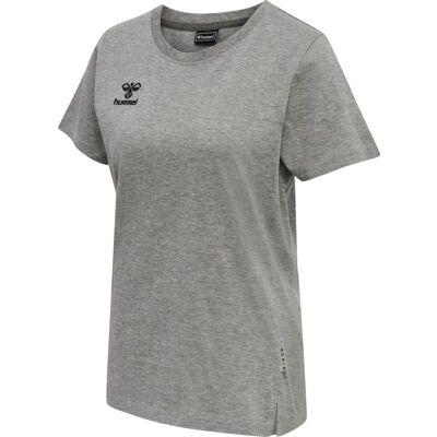 Hummel Tank Top - hmlMOVE GRID Cotton S/S Woman - Grey - XL Hummel Tank Top - hmlMOVE GRID Cotton S/S Woman - Grey - XL