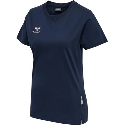 T-shirt in cotone Hummel Hmlmove Grid S/S Donna - Marine - M T-shirt in cotone Hummel Hmlmove Grid S/S Donna - Marine - M