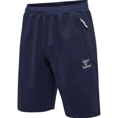 Hummel M Blauwe Katoenen Shorts - Sportkleding Hummel M Blauwe Katoenen Shorts - Sportkleding