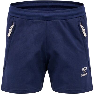 Hummel Move Grid Cotton Shorts for Women - Blue - Shorts Hummel Move Grid Cotton Shorts for Women - Blue - Shorts