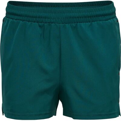 Hummel Hmlmove Grid Woven Shorts Donna - Deep Teal - 2XL Hummel Hmlmove Grid Woven Shorts Donna - Deep Teal - 2XL
