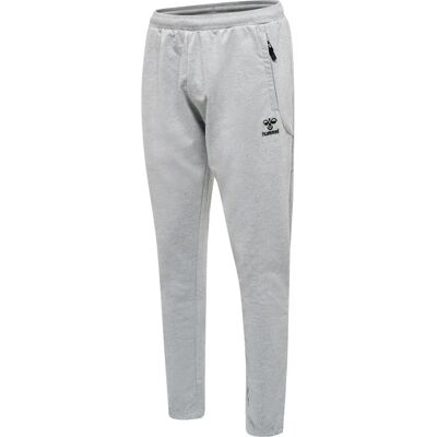 Hummel Model hmlMOVE GRID Cotton Pants - Sport Pants - Grey Hummel Model hmlMOVE GRID Cotton Pants - Sport Pants - Grey