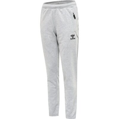hummel hmlMOVE GRID Cotton Pants Woman - Grey Melange hummel hmlMOVE GRID Cotton Pants Woman - Grey Melange