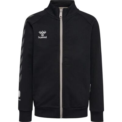 hummel Hmlmove Grid Baumwoll-Reißverschlussjacke Kinder - Schwarz - 176 hummel Hmlmove Grid Baumwoll-Reißverschlussjacke Kinder - Schwarz - 176