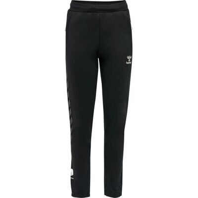 Hummel Unisex Katoenen Sportbroek - Zwart - 152 Hummel Unisex Katoenen Sportbroek - Zwart - 152
