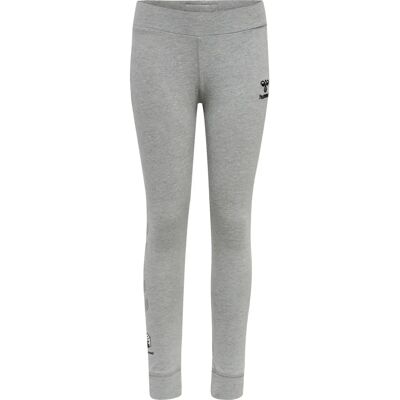 Hummel Hmlmove Rete Cotone Leggings Bambini - Grigio - Unisex Hummel Hmlmove Rete Cotone Leggings Bambini - Grigio - Unisex