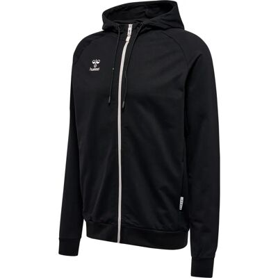 HUMMEL Zwart Model hmlMOVE GRID Katoenen Rits Hoodie HUMMEL Zwart Model hmlMOVE GRID Katoenen Rits Hoodie