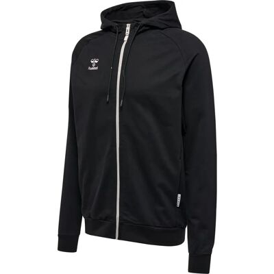 Hummel - hmlMOVE GRID COTTON ZIP HOODIE - Schwarz - Hoodie Hummel - hmlMOVE GRID COTTON ZIP HOODIE - Schwarz - Hoodie