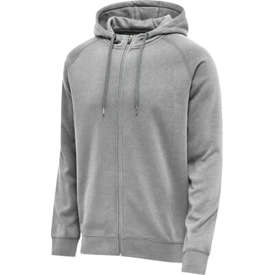 Hummel Hmlred Classic Zip Hoodie - Melange gris - Sudadera con capucha Hummel Hmlred Classic Zip Hoodie - Melange gris - Sudadera con capucha