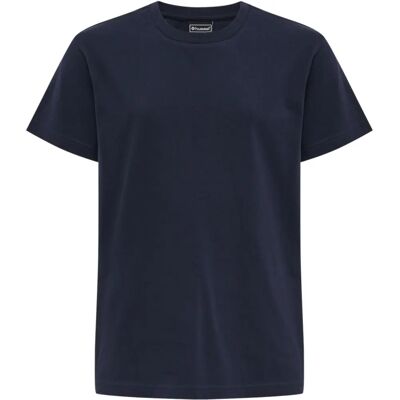 T-shirt per bambini in cotone biologico Hummel - Blu - Traspirante, Manica Corta, Collo Rotondo T-shirt per bambini in cotone biologico Hummel - Blu - Traspirante, Manica Corta, Collo Rotondo