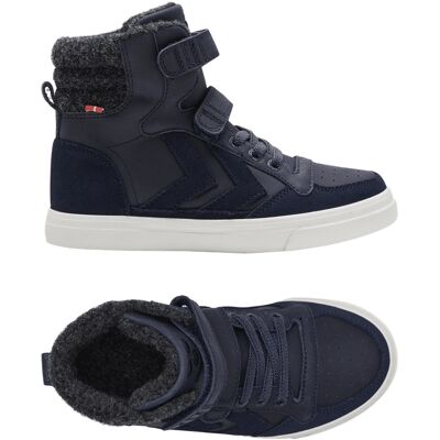 Αντιολισθητικά παπούτσια hummel - Stadil Winter High Jr - Μαύρο ίριδα - Χειμερινά παπούτσια Αντιολισθητικά παπούτσια hummel - Stadil Winter High Jr - Μαύρο ίριδα - Χειμερινά παπούτσια