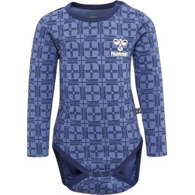 Hummel Body Horizon Blu a Maniche Lunghe - Body Hummel Body Horizon Blu a Maniche Lunghe - Body