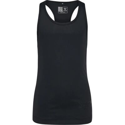 Hummel Svart Minimalistisk Skandinavisk Resirkulert Polyester Tank Top Hummel Svart Minimalistisk Skandinavisk Resirkulert Polyester Tank Top