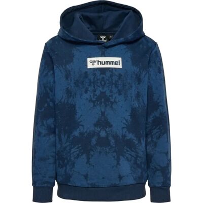 Hummel Bio-Baumwoll-Hoodie - Dunkles Batikmuster Hummel Bio-Baumwoll-Hoodie - Dunkles Batikmuster