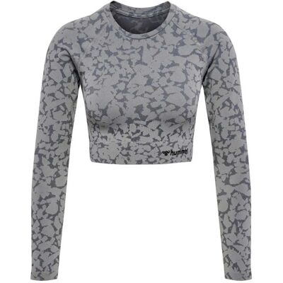 T-Shirt Seamless Crop Hummel Sharkskin XL - T-Shirt - Publicité T-Shirt Seamless Crop Hummel Sharkskin XL - T-Shirt - Publicité