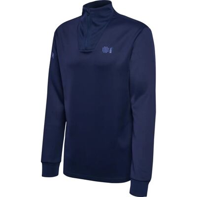 hummel Hummel hmlCOURT HALF ZIP L/S - Blau - Sportshirt hummel Hummel hmlCOURT HALF ZIP L/S - Blau - Sportshirt
