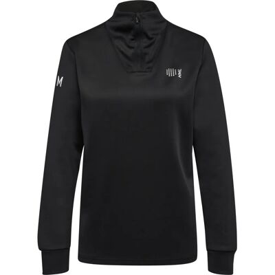 hummel Modèle Hmlcourt Demi Zip L/S Femme - T-shirt de sport hummel Modèle Hmlcourt Demi Zip L/S Femme - T-shirt de sport