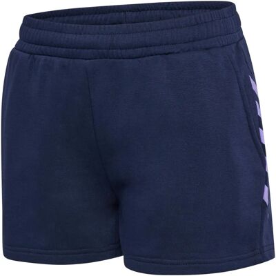 Shorts di cotone Hummel Staltic - Donna - Blu Shorts di cotone Hummel Staltic - Donna - Blu