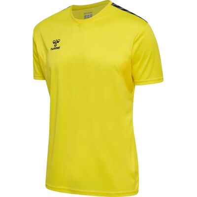 Hummel - 2XL - Giallo - Maglietta sportiva - Hmlauthentic Pl Jersey S/S Hummel - 2XL - Giallo - Maglietta sportiva - Hmlauthentic Pl Jersey S/S