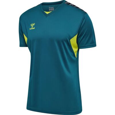 Hummel Maglietta Sportiva Uomo - Blu - Traspirante Hummel Maglietta Sportiva Uomo - Blu - Traspirante