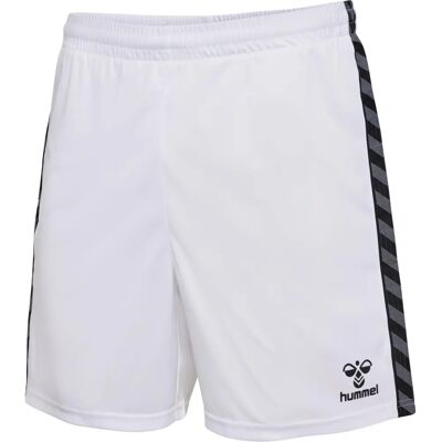 Hummel Hmlauthentic Pl Shorts - Bianco - L - Pantaloncini Sportivi Hummel Hmlauthentic Pl Shorts - Bianco - L - Pantaloncini Sportivi