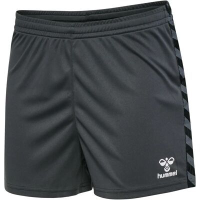 Hummel HMLauthentic PL Shorts - Damen - Grau - Shorts Hummel HMLauthentic PL Shorts - Damen - Grau - Shorts