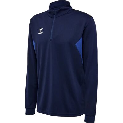 HUMMEL Hmlauthentic Half Zip Sweat Marine - Sweatshirt HUMMEL Hmlauthentic Half Zip Sweat Marine - Sweatshirt