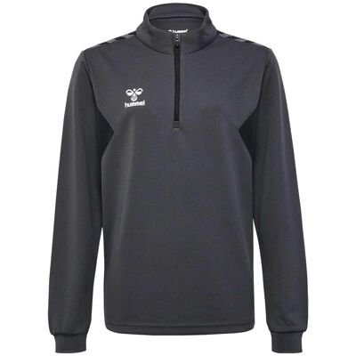 Hummel Half Zip Sweatshirt Gray - Kids Fitness Hummel Half Zip Sweatshirt Gray - Kids Fitness