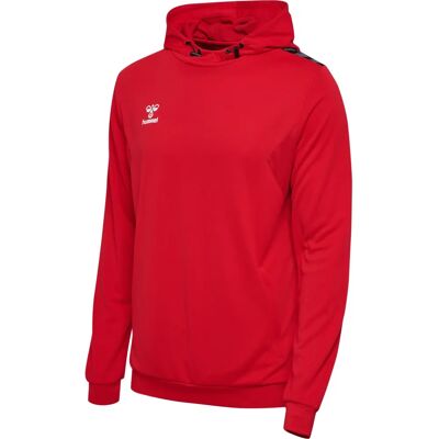 Hummel Authentic PL Hoodie True Red S - Hoodie Hummel Authentic PL Hoodie True Red S - Hoodie