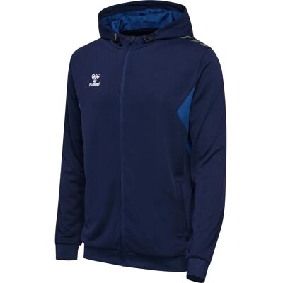 Hummel Blue Recycled Polyester Hoodie - Hoodies Hummel Blue Recycled Polyester Hoodie - Hoodies