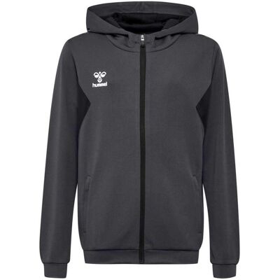 Hummel Gray Recycled Polyester Kids Hoodie - Hooded Sweatshirt for Children Hummel Gray Recycled Polyester Kids Hoodie - Hooded Sweatshirt for Children
