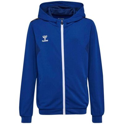 Hummel True Blue Kids Recycled Polyester Hoodie - Unisex - 140 Hummel True Blue Kids Recycled Polyester Hoodie - Unisex - 140