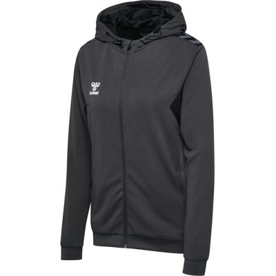 HUMMEL Donna Modello XL Grigio Felpa con Cappuccio - Hoodie HUMMEL Donna Modello XL Grigio Felpa con Cappuccio - Hoodie