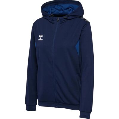 Hummel Felpa con Zip Donna Blu 2XL - Felpe Hummel Felpa con Zip Donna Blu 2XL - Felpe