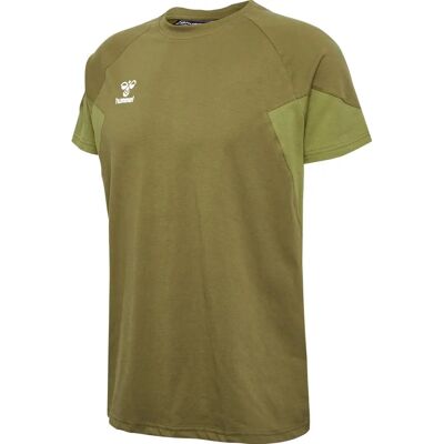 Hummel Hmltravel S/S Sportshirt - Military Olive - S Hummel Hmltravel S/S Sportshirt - Military Olive - S