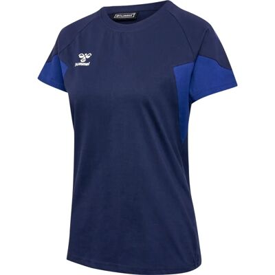T-Shirt Hummel Hmltravel Bleu - Vêtements de Sport T-Shirt Hummel Hmltravel Bleu - Vêtements de Sport