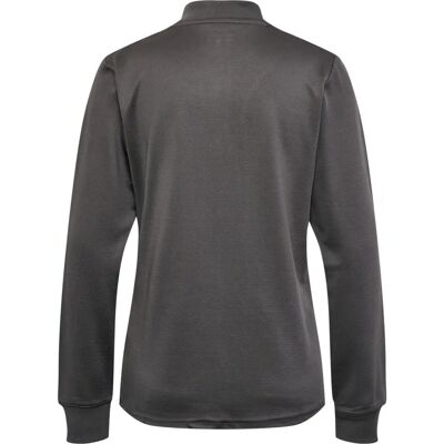 hummel Damen Polyester Halb-Reißverschluss Sweatshirt - Sportlich hummel Damen Polyester Halb-Reißverschluss Sweatshirt - Sportlich