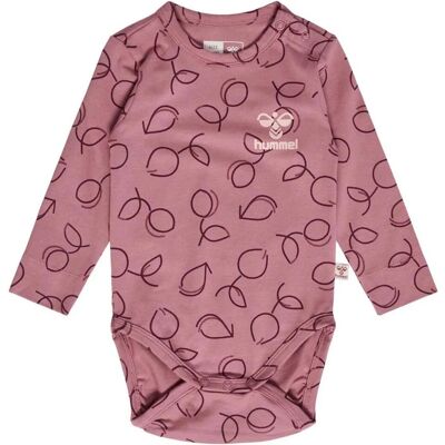 Body Hummel Rosa - Maniche lunghe - Cotone biologico Body Hummel Rosa - Maniche lunghe - Cotone biologico