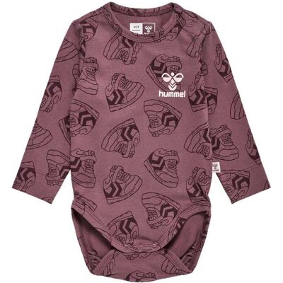 Hummel Body Manche Longue Rose Marron - Bodysuit - Publicité Hummel Body Manche Longue Rose Marron - Bodysuit - Publicité
