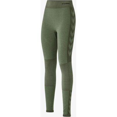 Hummel - Nahtlose Mid Waist Leggings - Grau - Damen Hummel - Nahtlose Mid Waist Leggings - Grau - Damen
