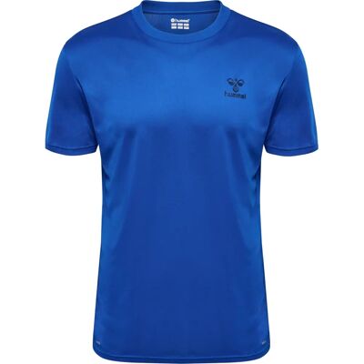 Hummel Hmlactive Pl Jersey S/S - Niebieski - XL - T-shirt Hummel Hmlactive Pl Jersey S/S - Niebieski - XL - T-shirt