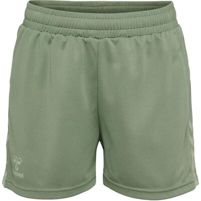 Hummel Dames Shorts hmlACTIVE PL SHORTS WOMAN - Groen - XS - Shorts Hummel Dames Shorts hmlACTIVE PL SHORTS WOMAN - Groen - XS - Shorts