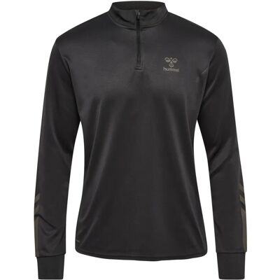 Hummel Maglione da Uomo - Pullover con Mezza Zip - Grigio Hummel Maglione da Uomo - Pullover con Mezza Zip - Grigio