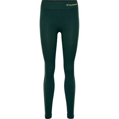 HUMMEL hmlmt zone seamless mw tights - teal profondo/sulphur primavera - Collant HUMMEL hmlmt zone seamless mw tights - teal profondo/sulphur primavera - Collant