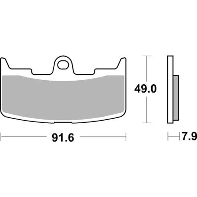 BREMBO Forbremseklodser - XB9R Firebolt - Vejbrug BREMBO Forbremseklodser - XB9R Firebolt - Vejbrug