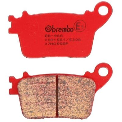 BREMBO Hinterrad Bremsbeläge - Metallfrittée, passend für Honda CBR, Kawasaki ZX-10R BREMBO Hinterrad Bremsbeläge - Metallfrittée, passend für Honda CBR, Kawasaki ZX-10R