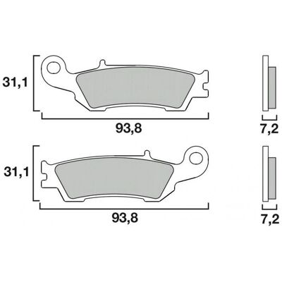 BREMBO YZF 250 - Sinteröidyt jarrupalat cross & supermotard BREMBO YZF 250 - Sinteröidyt jarrupalat cross & supermotard