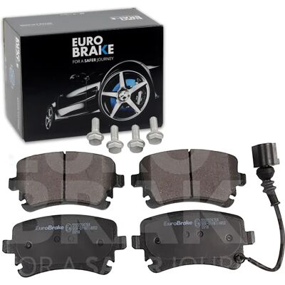 Eurobrake Bremsbeläge Satz Hinterachse für Audi A4 A6 A8 Eurobrake Bremsbeläge Satz Hinterachse für Audi A4 A6 A8
