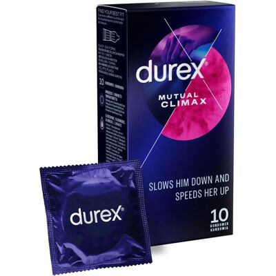 Prezervative Durex Mutual Climax - Jucărie sexuală Prezervative Durex Mutual Climax - Jucărie sexuală