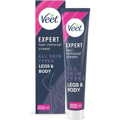 Crema depilatoria Veet Expert - Todos los tipos de piel Crema depilatoria Veet Expert - Todos los tipos de piel